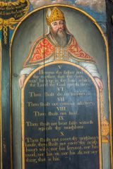 Painted Ten Commandments board