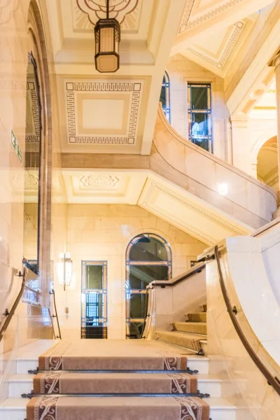 The grand central staircase