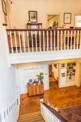 The staircase from the half landing