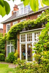 The lovely rear garden