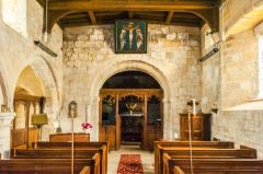 Looking east down the nave