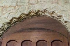 Norman zigzag carving, south doorway