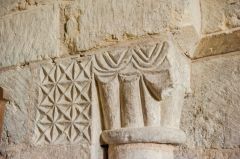 Norman carving, chancel arch