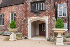 The Tudor courtyard entrance to the Palace