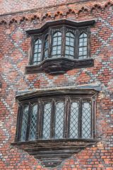 Oriel windows over the Palace gateway