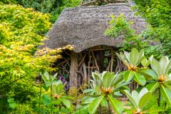 Furzey Gardens, A thatched garden hut