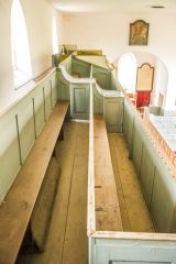 The north gallery and squire's pew