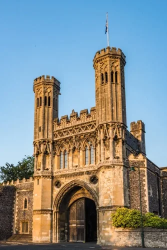 The gate from the south west