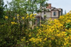 Galloway House Gardens, A glimpse of Galloway House from the garden