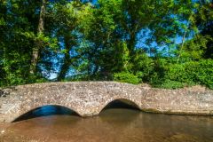The east side of the bridge