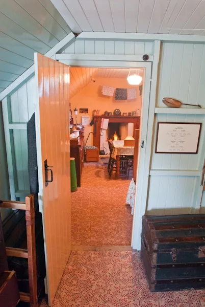 An inner passage in a blackhouse