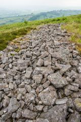 The Y Gaer Fach rampart