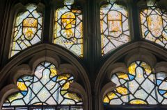 Fragments of medieval glass