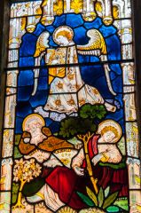 Pre Raphaelite stained-glass window