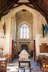 Looking towards the tower arch