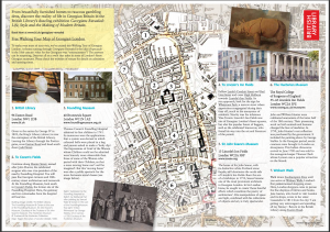 Georgian London walking map