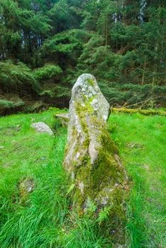 The burial chamber from the north