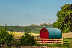A rustic gypsy caravan in Gilsland