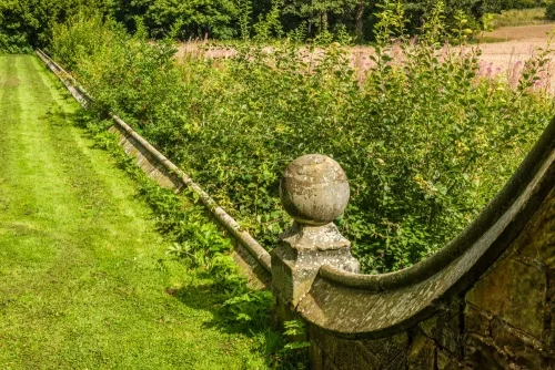 The 18th-century garden terrace