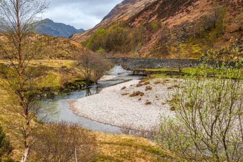 The River Shiel at the battlefield