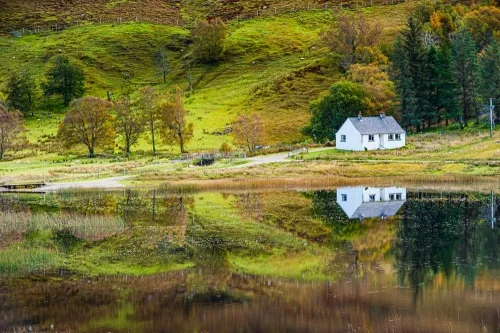 Boathouse on Loch Dughaill, Shieldaig