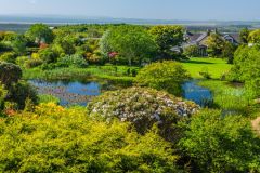 Looking over the garden to Luce Bay