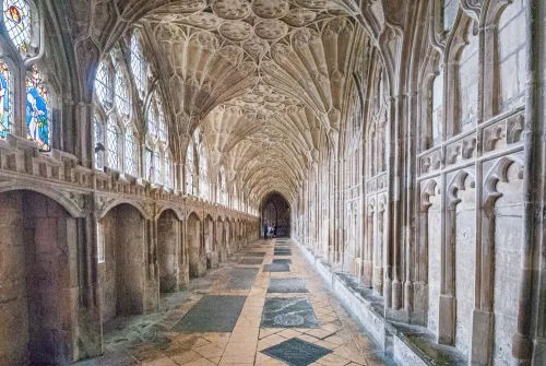 The cathedral cloisters