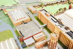 A scale model of the Terry Chocolate works