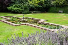 Looking over the formal gardens