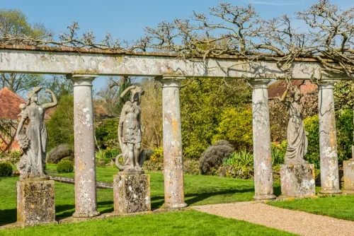 The Italian garden entrance