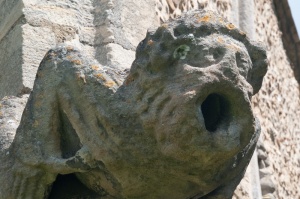 A medieval gargoyle
