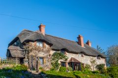 Thatched cottage, Church Hill
