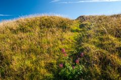 The summit of the cairn