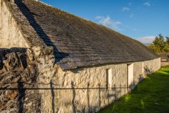 The south exterior wall