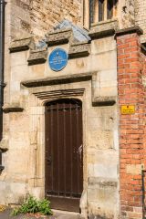 The entrance to the old school building, King's School
