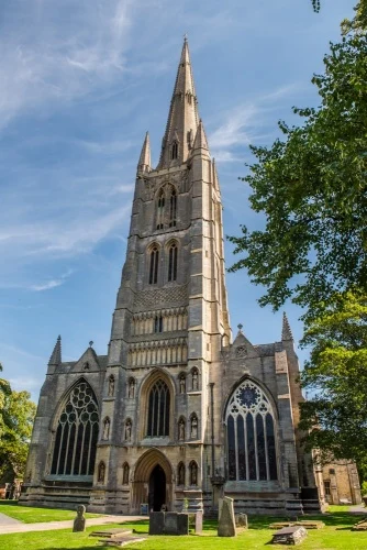 The west front and tower