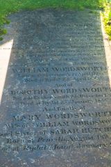 The Wordsworth family grave slab