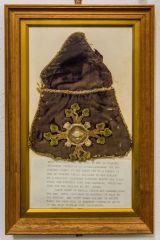 The 18th-century offertory bag
