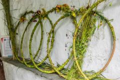 Decorations for the rushbearing ceremony