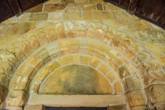 The 12th-century doorway arch