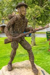 The war memorial on High Green