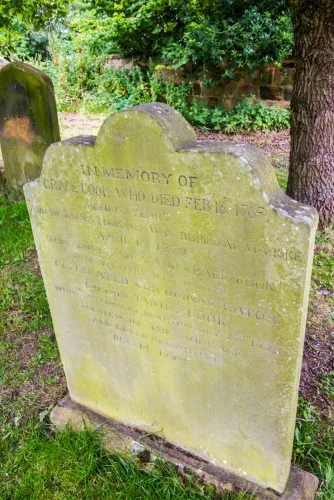 Captain Cook's family grave