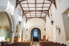 Looking east up the nave