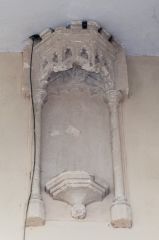 14th-century canopied statue niche