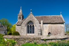 The church from the manor garden