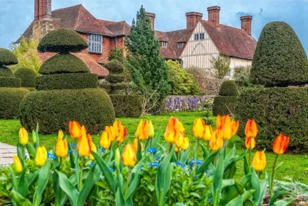 The manor house from the gardens