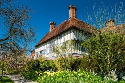 The manor from the rear