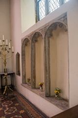 The 15th century sedilia