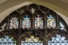 15th century glass depicting the Apostles