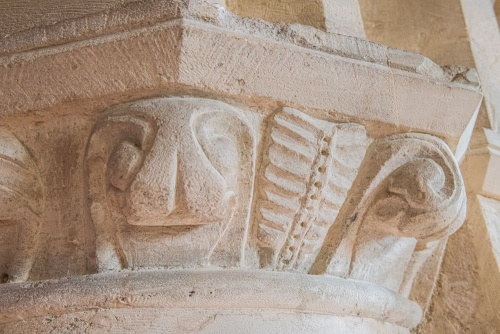 A Norman carved capital